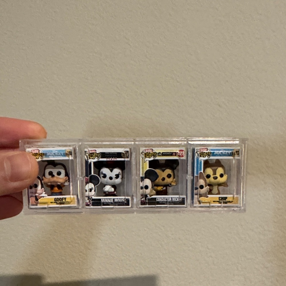 Funko Disney Mini Figures Set - Black, White, Brown